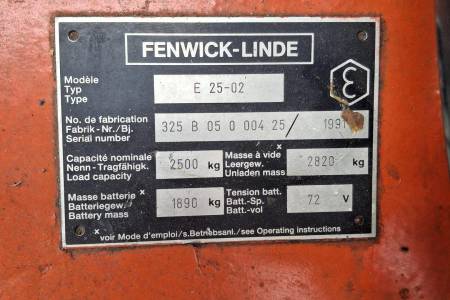 LINDE E 25 -02 - Thumbnail 15