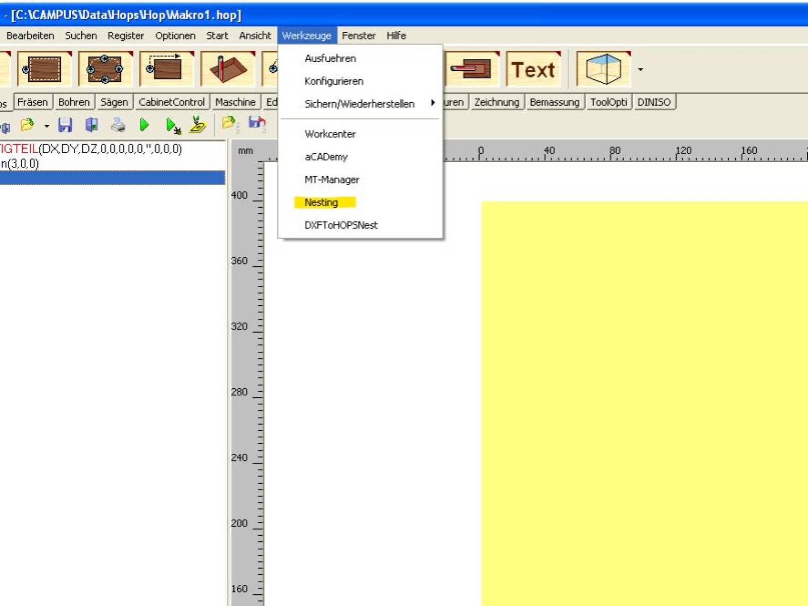 DIREKT CNC NC-HOPS 5.6 inkl. Direkt Nesting Modul DIREKT CNC NC-HOPS 5.6 inkl. Direkt Nesting Modul - Thumbnail 3