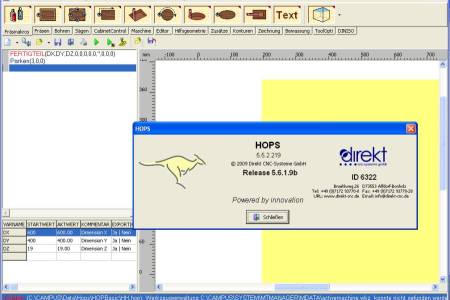 DIREKT CNC NC-HOPS 5.6 inkl. Direkt Nesting Modul DIREKT CNC NC-HOPS 5.6 inkl. Direkt Nesting Modul - Thumbnail 6