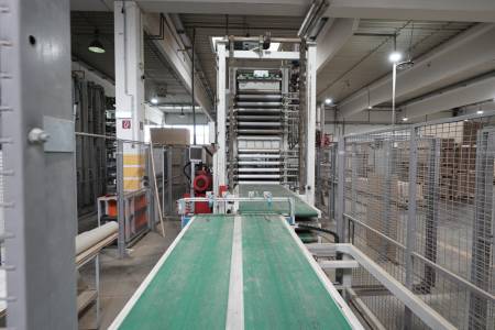 Line for the production of three-layer parquet flooring BÜRKLE Line for the production of three-layer parquet flooring BÜRKLE - Thumbnail 74