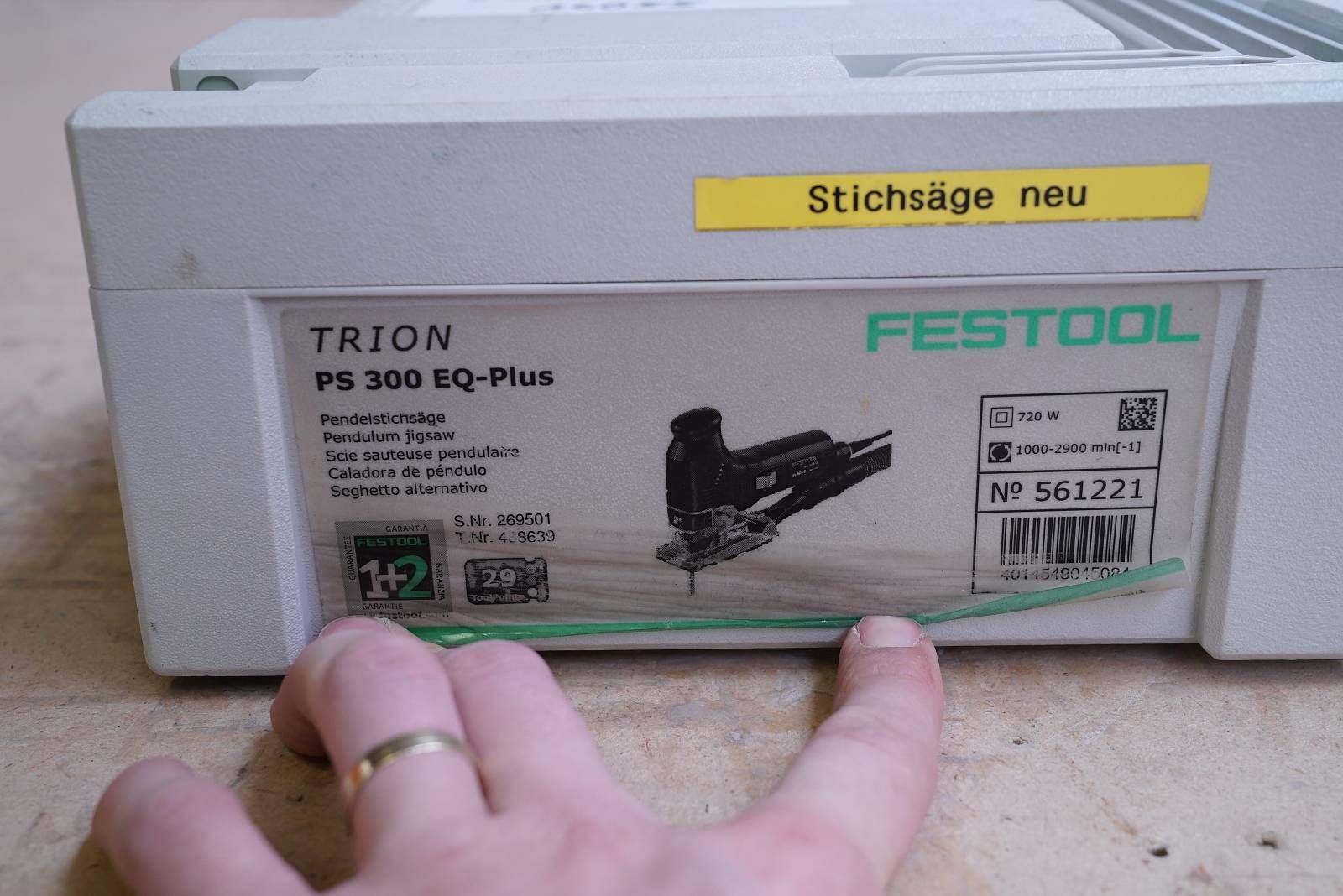 Scie sauteuse Festool TRION PSB 300 EQ-Plus