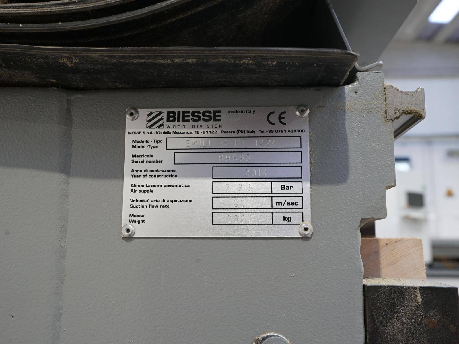BIESSE SKILL G FT 1224 - Thumbnail 118