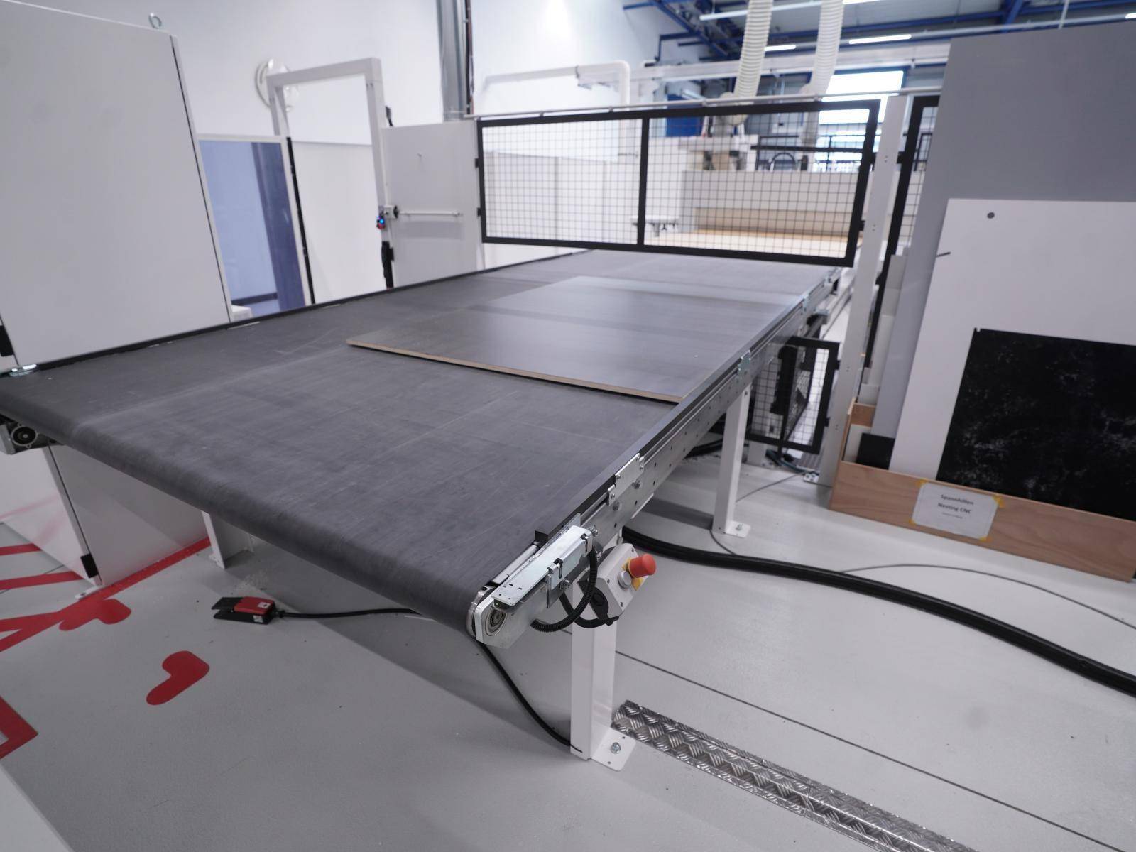 Panel Sizing Machine HOMAG Panel sizing cell with automatic storage, nesting CNC and panel ...