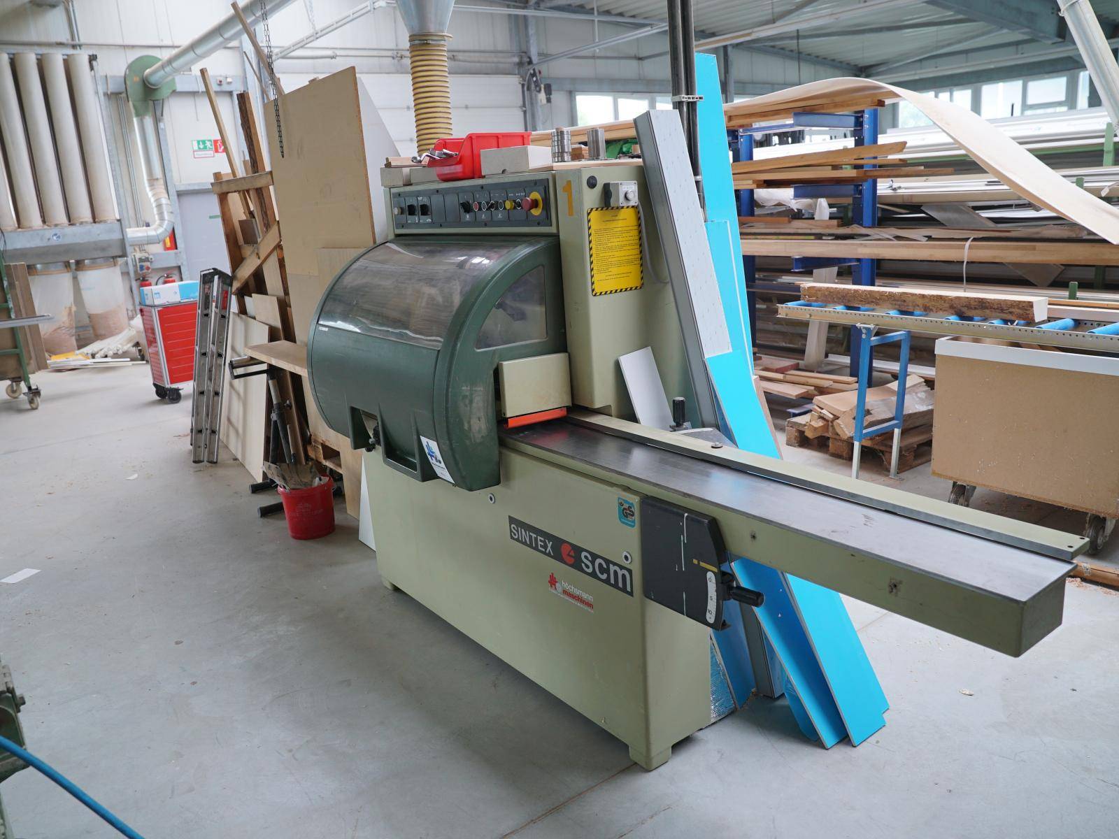 Auktion SCM Vierseitenhobelmaschine SINTEX