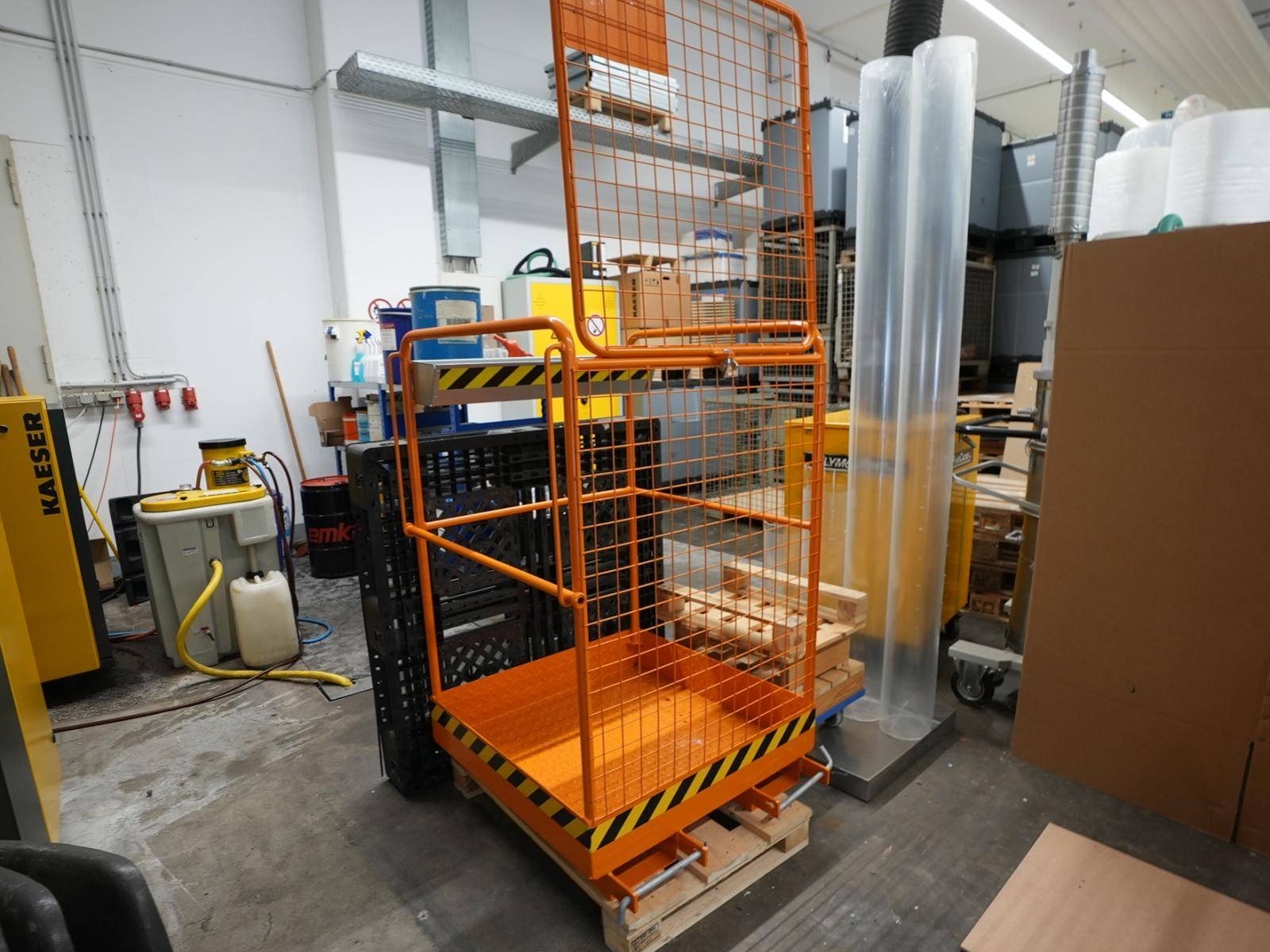 Auction Accessories Stapler-Arbeitskorb / Forklift work cage