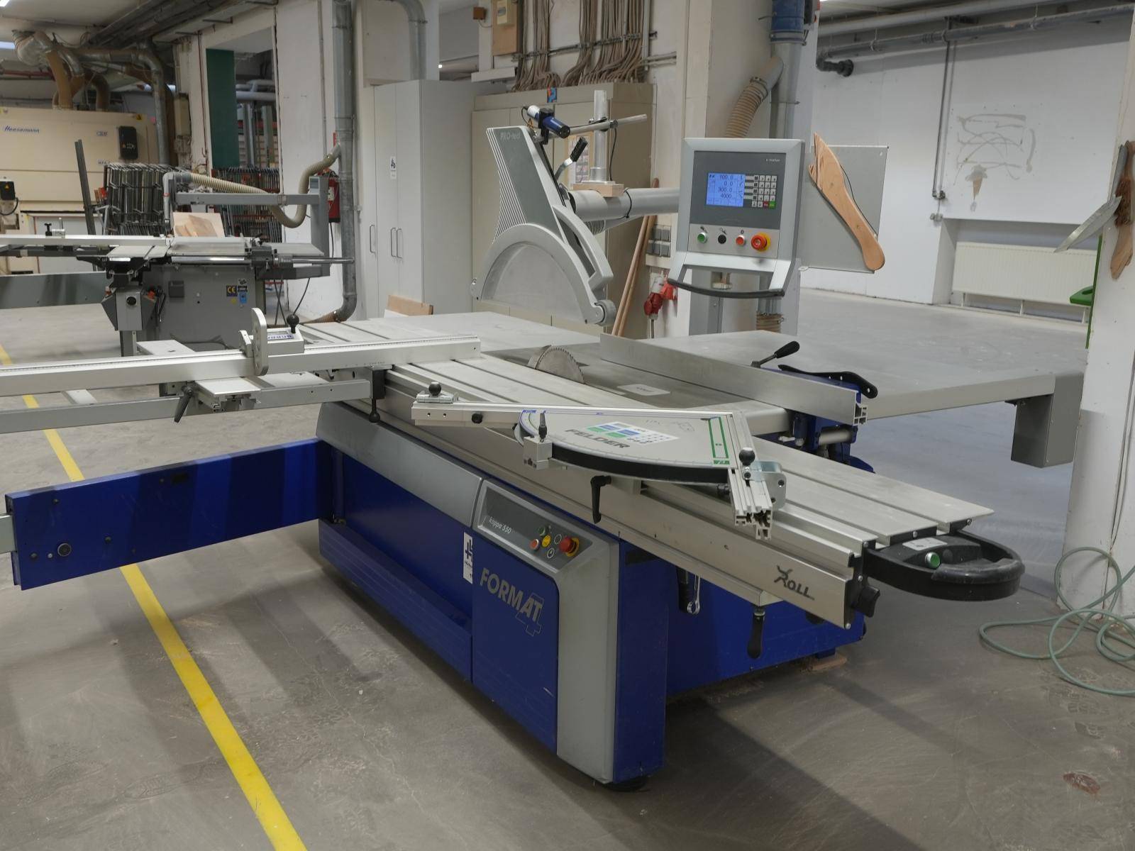 FORMAT 4 Sliding table saw KAPPA 550 + Felder EGL 1350 buy second-hand