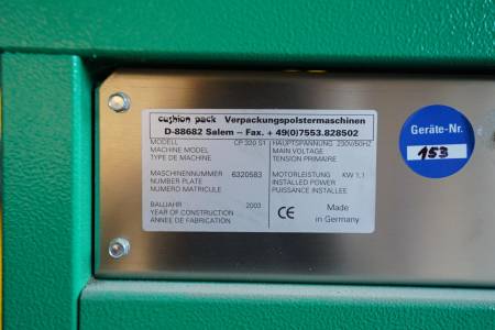 Packaging padding machines CUSHION PACK CP 320 S1 - Thumbnail 15