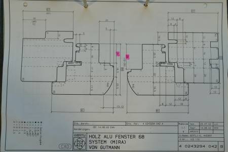 Tool set for window production OERTLI IV68/IV73/IV78/Holz Alu Tool set for window production OERTLI IV68/IV73/IV78/Holz Alu - Thumbnail 48