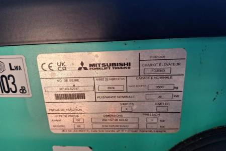 MITSUBISHI FD 35N3 Grendia 35 MITSUBISHI FD 35N3 Grendia 35 - Thumbnail 20