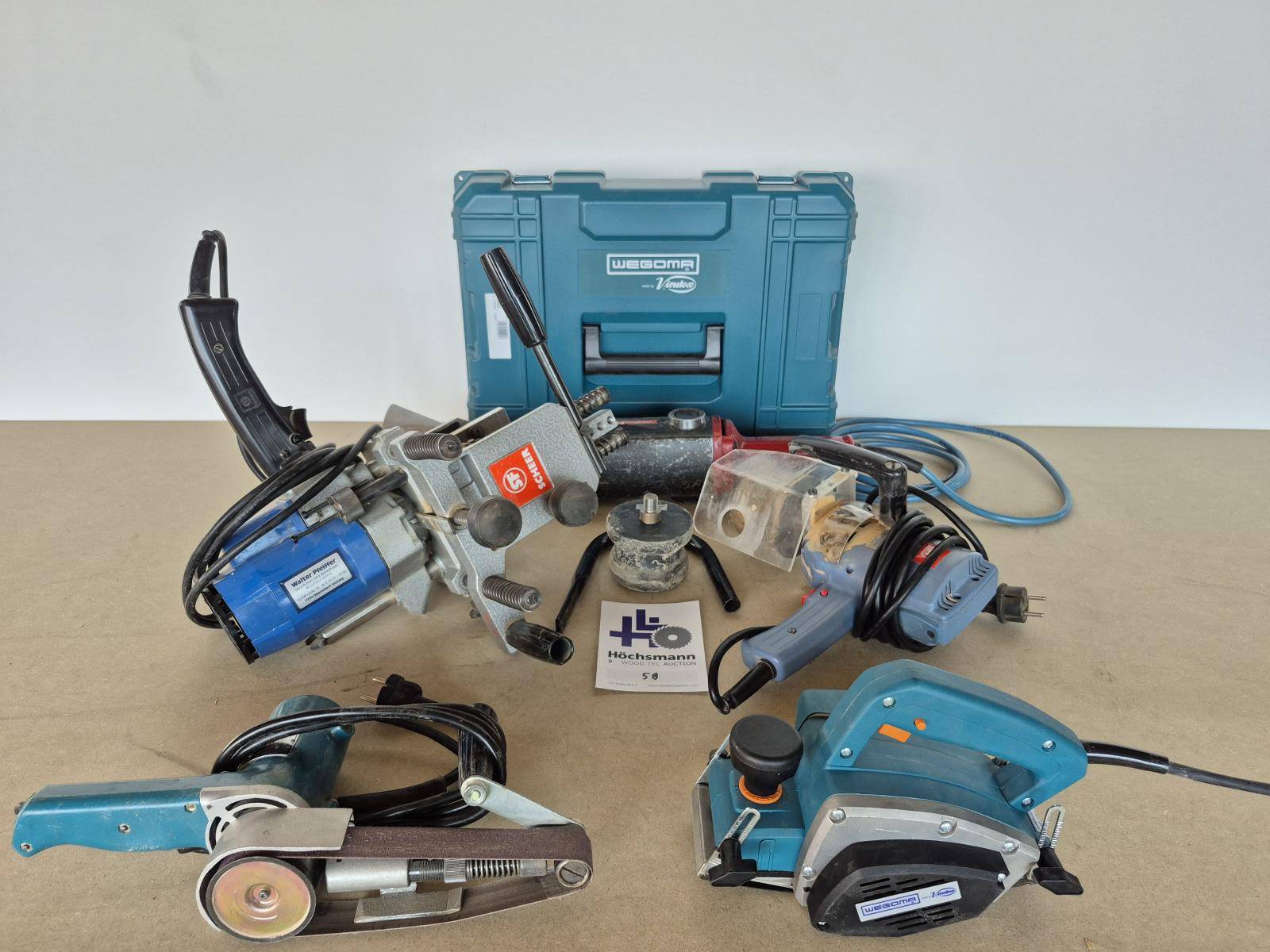 Posten Handmaschinen Scheer, Wegoma, Makita, Flex Set (5) gebraucht kaufen