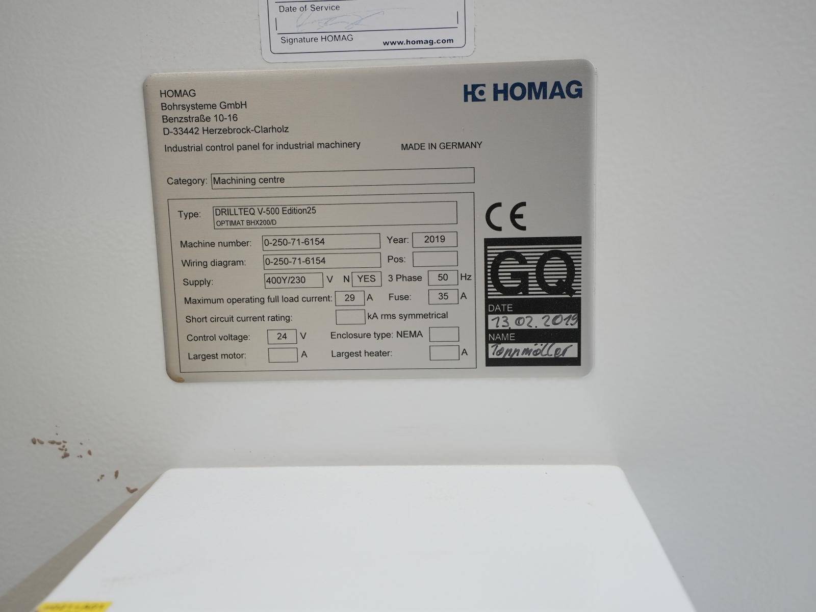 HOMAG DRILLTEQ V-500 Edition 25 BHX200/D Optimat - Thumbnail 85