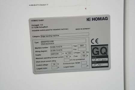 HOMAG EDGETEQ S-500 KAL375/18/V25 - Thumbnail 114