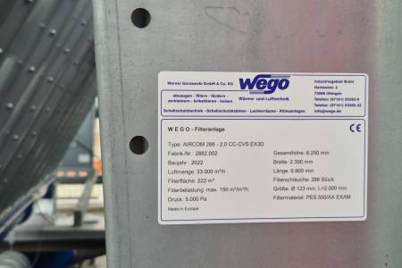 Dust extraction WEGO 2x CORAL Aircom 288-CC-CVS EX3D - Thumbnail 54