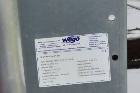 Dust extraction WEGO 2x CORAL Aircom 288-CC-CVS EX3D - Thumbnail 78