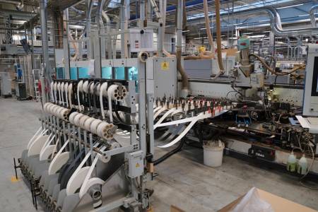 Multi-sided line for format processing and edge banding HOMAG Multi-sided line for format processing and edge banding HOMAG - Thumbnail 43