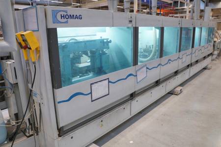 Multi-sided line for format processing and edge banding HOMAG Multi-sided line for format processing and edge banding HOMAG - Thumbnail 63