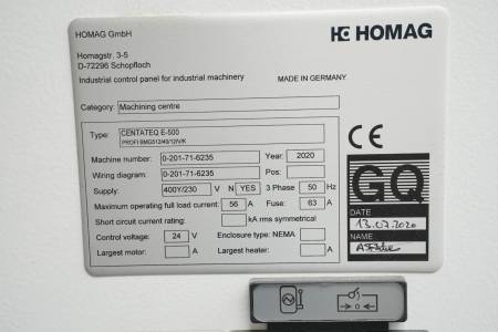 HOMAG CENTATEQ E-500 BMG512/40/12/V/K - Thumbnail 150