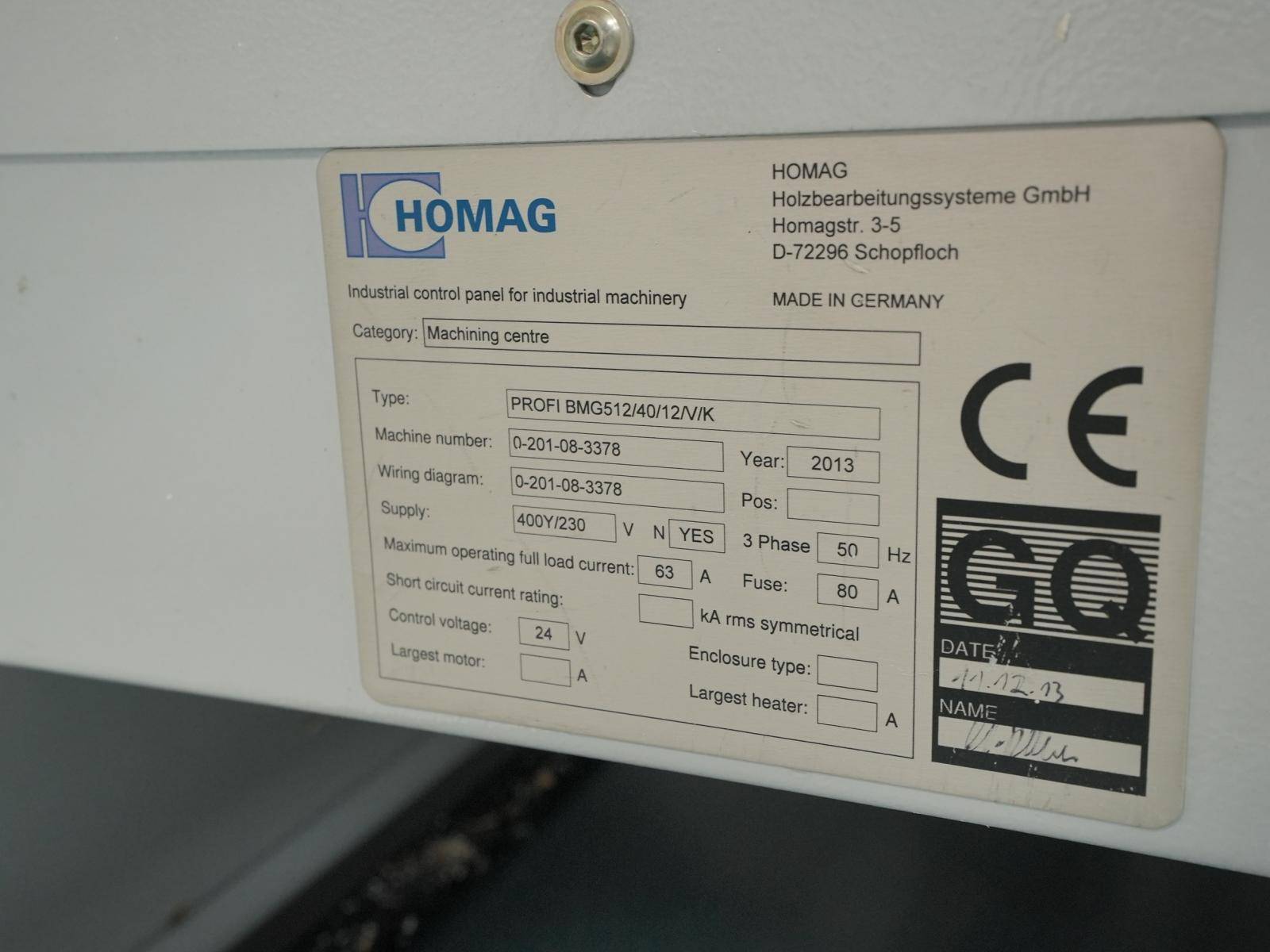 HOMAG BMG 512 /40/12/V/K - Thumbnail 37