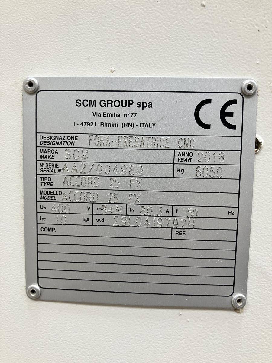 SCM 5-axes CNC machining centre ACCORD 25 FX buy second-hand