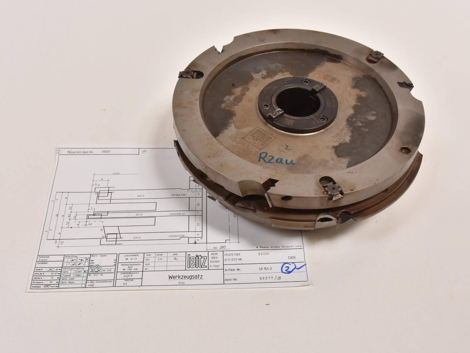 Check Tools Before Using Auction 24.11.26: LEITZ Tool set for window production DUFIX IV 68