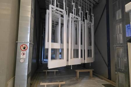 Complete coating line for wooden windows RANGE&HEINE Complete coating line for wooden windows RANGE&HEINE - Thumbnail 9