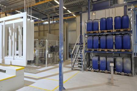 Complete coating line for wooden windows RANGE&HEINE Complete coating line for wooden windows RANGE&HEINE - Thumbnail 15