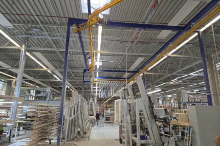 Complete coating line for wooden windows RANGE&HEINE Complete coating line for wooden windows RANGE&HEINE - Thumbnail 17