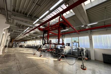 Vacuum lifter AERO-LIFT 150/8NRE90-SK + Neumüller Krananlage Vacuum lifter AERO-LIFT 150/8NRE90-SK + Neumüller Krananlage - Thumbnail 2