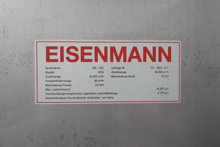 Lacquering system EISENMANN 196-160, 246-320 Lacquering system EISENMANN 196-160, 246-320 - Thumbnail 45