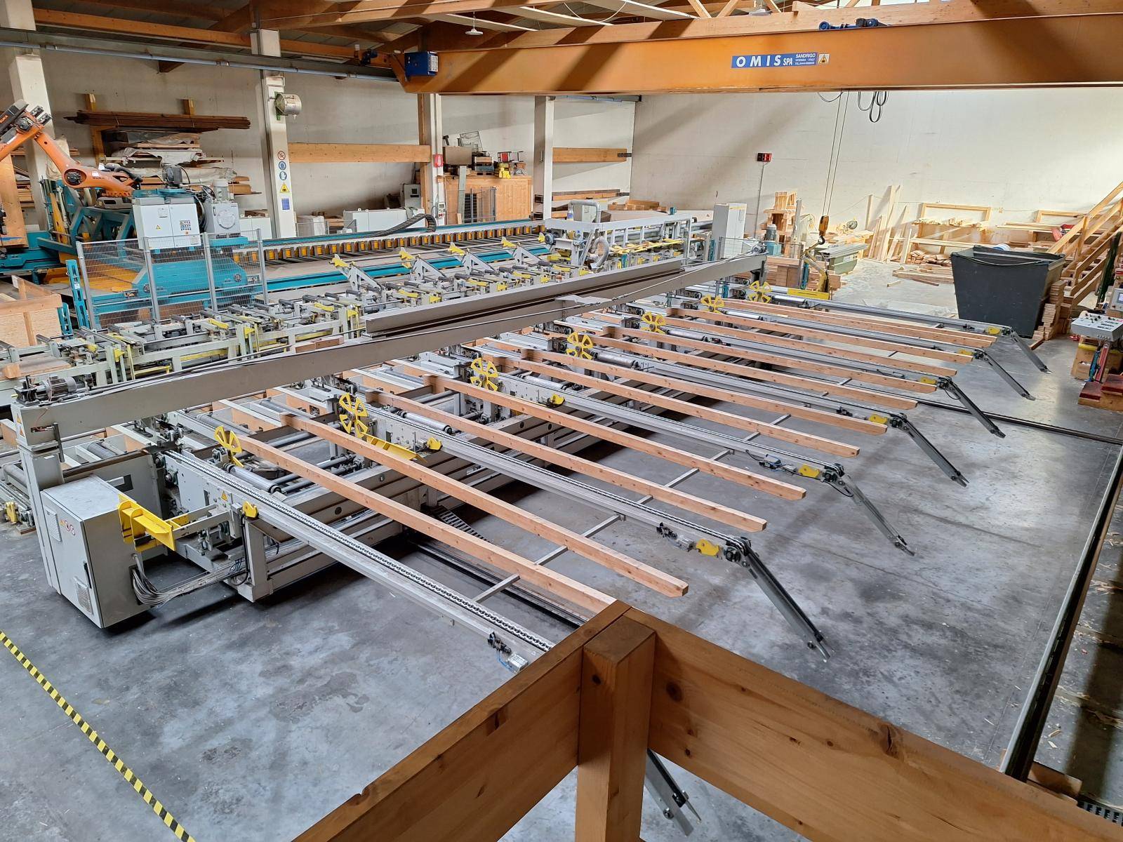 Production line for CLT panels mit automatischer Beschickung buy second ...