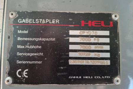 Forklift truck HELI CPYD70 Forklift truck HELI CPYD70 - Thumbnail 74