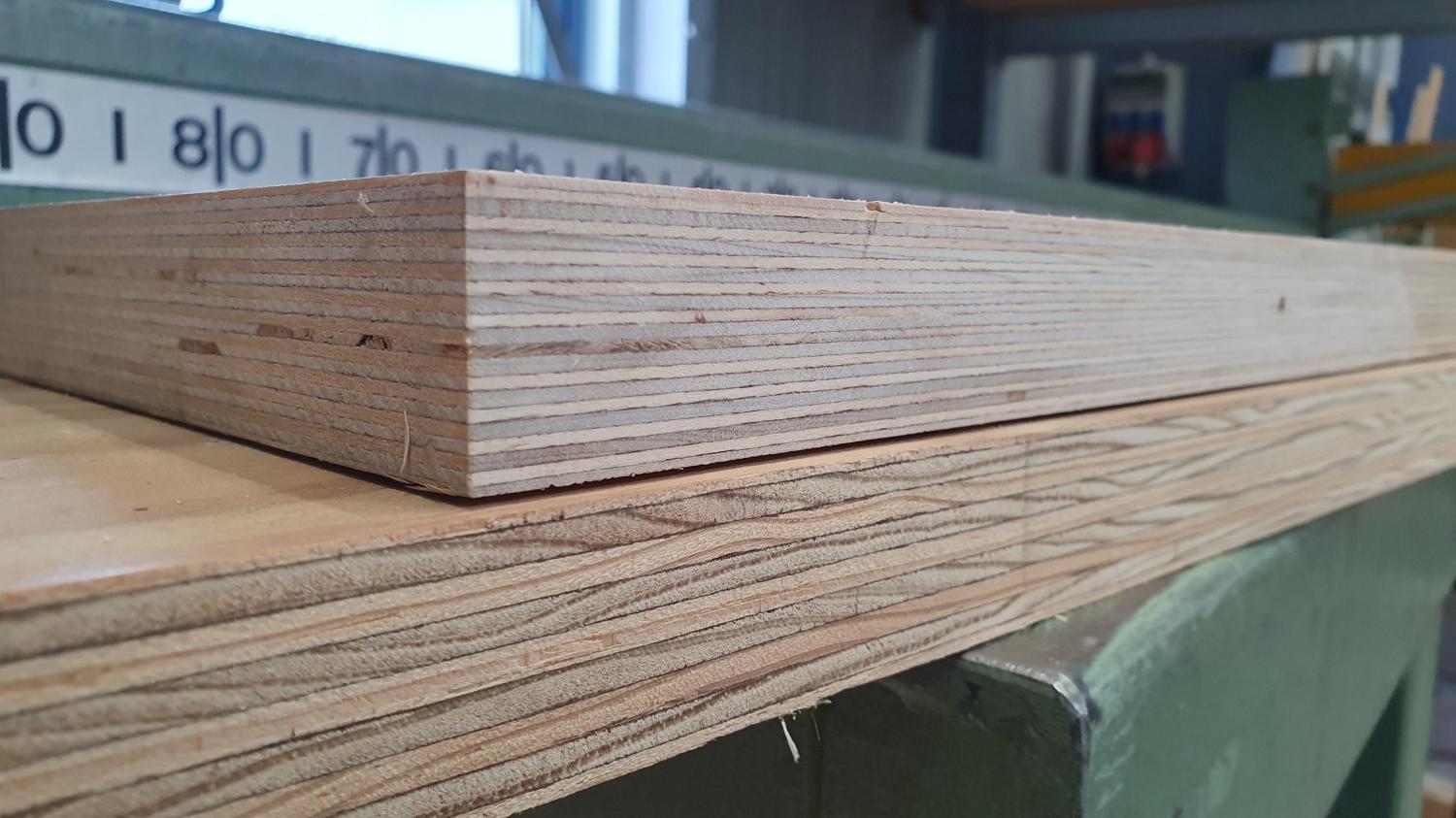 Madera contrachapada de madera dura - B/BB Láminas de madera dura WBP de  grado superior