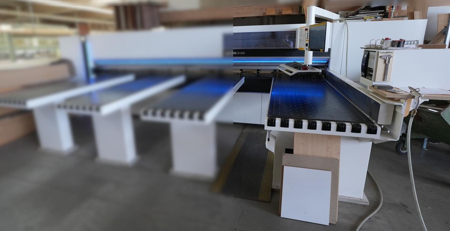 HOMAG Air cushion table 2160 x 800 mm WOOD TEC PEDIA